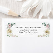 の結婚フローララベンダー牡丹 ラベル (インサイチュ)