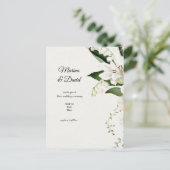 の結婚フローラリリークラシック ポストカード (スタンド正面)