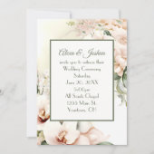 の結婚フローラ枠 招待状 (正面)