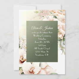 の結婚フローラ枠 招待状