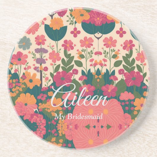 の結婚ブカスタマイズイデズメイドアイディア コースター (正面)