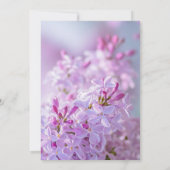 の結婚ブライダルシャワーカスタマイズ 招待状 (裏面)