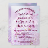 の結婚ブライダルシャワーカスタマイズ 招待状 (正面/裏面)