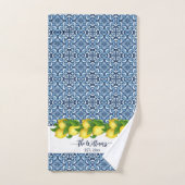 の結婚ブライダルシャワー記念ギフトカスタム バスタオルセット (ハンドタオル)