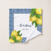 の結婚ブライダルシャワー記念ギフトカスタム バスタオルセット (ウォッシュタオル)