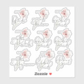 の結婚ブライダルパーティパーソナライズされたタイトルシール シール (シート)