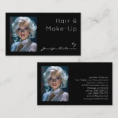 の結婚ブライダル美容師メイクアップ美容師 名刺 (正面/裏面)