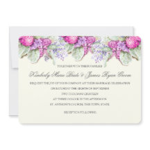 の結婚ブーケの水彩