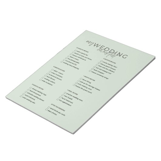 の結婚プランナー ノートパッド (アングル)