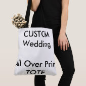 の結婚プリントカスタムトートバッグ大 トートバッグ (クローズアップ)