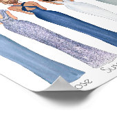 の結婚プリント結婚の贈り物の結婚ポスター ポスター (角)