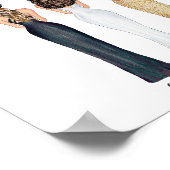 の結婚プリント結婚の贈り物の結婚ポスター ポスター (角)