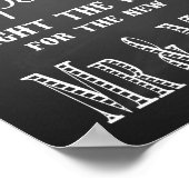 の結婚プリント"愛を輝かせるヴィンテージの黒板 ポスター (角)