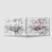 の結婚プロフェッショナルクラシカルフローラ書道 ゲストブック (全面)