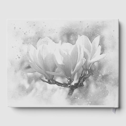 の結婚プロフェッショナルクラシカルフローラ書道 ゲストブック (裏面)