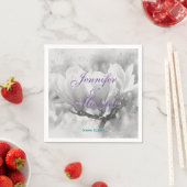 の結婚プロフェッショナルクラシカルフローラ書道 スタンダードカクテルナプキン (インサイチュ)