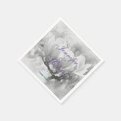 の結婚プロフェッショナルクラシカルフローラ書道 スタンダードカクテルナプキン (角)