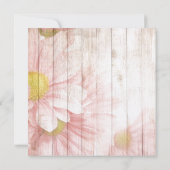 の結婚プロフェッショナルフローラがレイアウトさクラシカルれた セーブザデート (裏面)