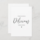 の結婚ベンダサンキューカード – 仕入れ業者 サンキューカード (正面/裏面)