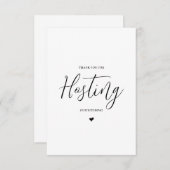 の結婚ベンダーサンキューカード – 会場 サンキューカード (正面/裏面)