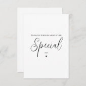 の結婚ベンダーサンキューカード – 全般 サンキューカード (正面/裏面)