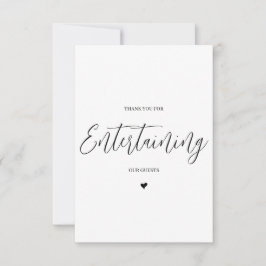 の結婚ベンダーサンキューカード- DJ/Band サンキューカード