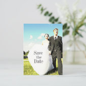 の結婚ペアのSTDはがき 案内ポストカード (スタンド正面)