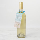 の結婚ボトルハンガー |モノグラモダンムビーチ ボトルネックタグ (アングル)