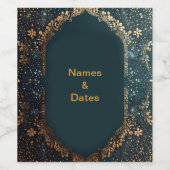 の結婚ボトル ワインラベル (シングルラベル)