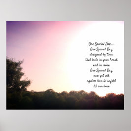 の結婚ポスター1日の詩 ポスター