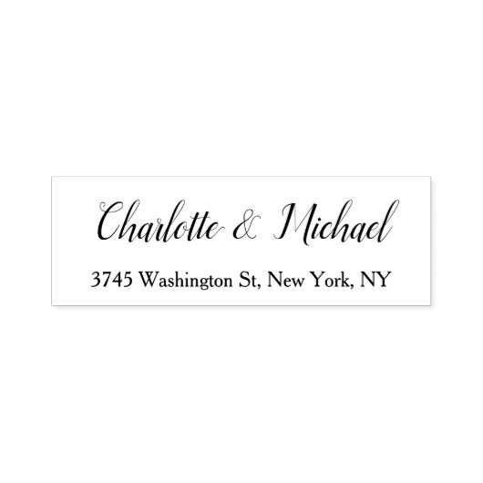 の結婚ミニマモダンリスト セルフインキングスタンプ (デザイン)