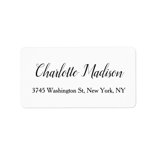 の結婚ミニマモダンリスト ラベル (正面)