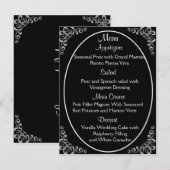 の結婚メニューカード ポストカード (正面/裏面)