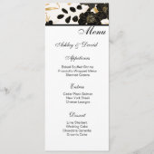 の結婚メニューカード メニュー (正面)