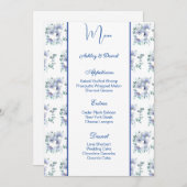 の結婚メニューカード メニュー (正面/裏面)