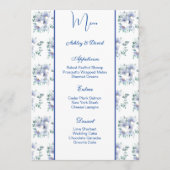 の結婚メニューカード メニュー (正面)