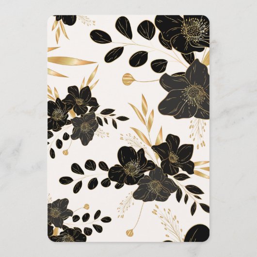 の結婚メニューカード メニュー (裏面)