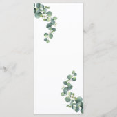 の結婚メニューカード メニュー (裏面)