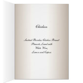 の結婚メニューシルバー (内側 (右))