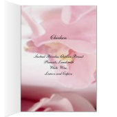 の結婚メニューピンクローズ (内側 (右))