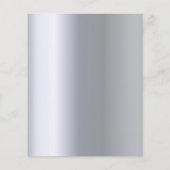 の結婚メニュー銀金属性ホワイトローズ予算 チラシ (裏面)