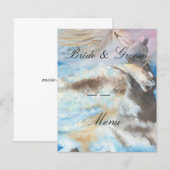 の結婚メニュー (正面/裏面)