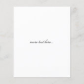 の結婚メニュー (裏面)