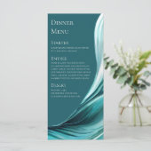 の結婚メニュー – エメモダンラルドグリーン –  メニュー (スタンド正面)