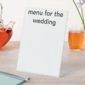 の結婚メニュー 台座サイン (インサイチュ)