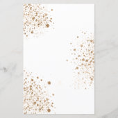 の結婚メニューeucalyptus緑金ゴールドグリッター (裏面)