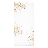 の結婚メニューeucalyptus緑金ゴールドグリッター ラックカード (裏面)