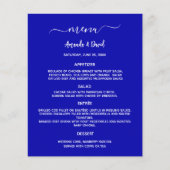 の結婚メニュ王室のーの白塗り予算 チラシ (正面)