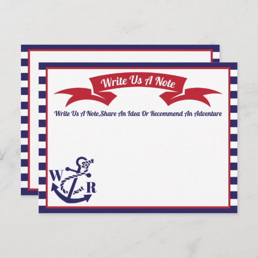 の結婚メモリはがききモダンブルー航海のシー ポストカード (正面/裏面)