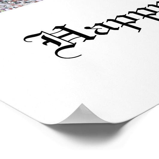 の結婚モザイク ポスター (角)